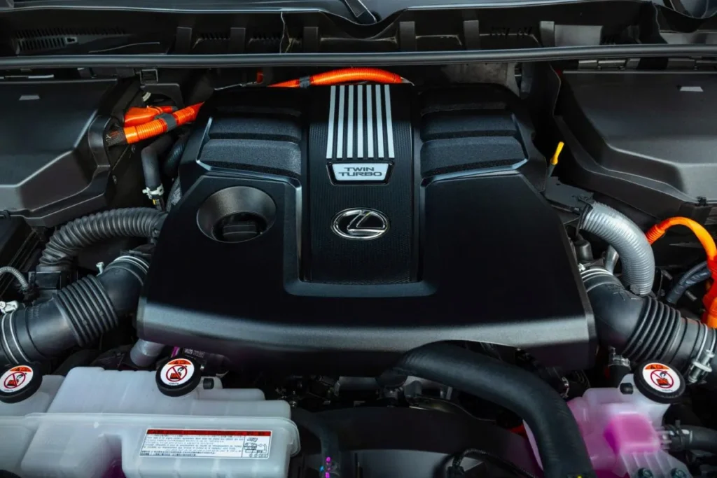 2025_Lexus_LX_700h_Luxury_AtomicSilver_Engine
